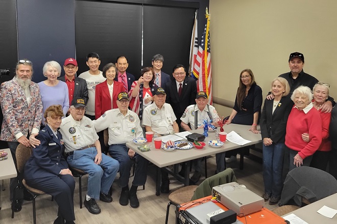 한국전 참전용사협회 (KWVA) 215지부 행사 참석